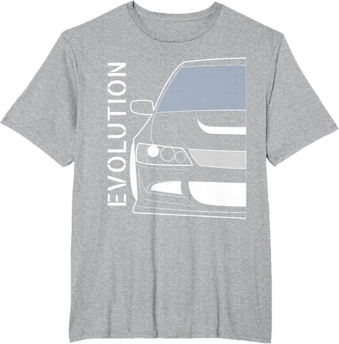 Vista 44 de Camiseta Evo 8 Design Turbo JDM Classic Legends, Negro, S