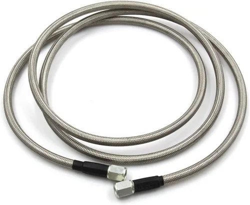 Vista 6 de Kit de línea de medidor de teflón con sensor de turbocompresor remoto 4AN (48 pulgadas) Línea trenzada de acero inoxidable, varios tamaños