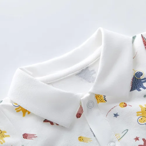 Vista 229 de pureborn Mameluco de algodón súper suave para bebés niños y niñas de 0 a 24 meses