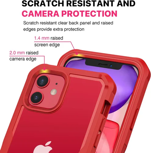 Vista 31 de CENHUFO Funda de privacidad para iPhone 11 Pro, funda de cuerpo completo con protector de pantalla de privacidad de vidrio templado 9H integrado