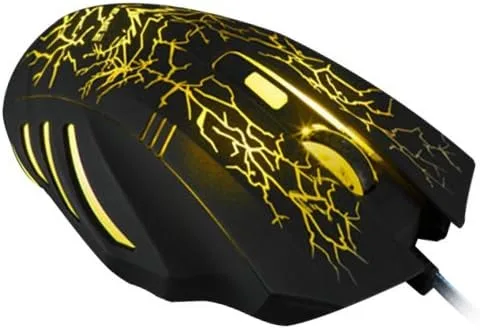 Vista 5 de HAVIT HV-MS672 - Mouse con cable de 3200DPI, 4 niveles de DPI ajustables, 800120024003200DPI, 7 luces LED circulares y respirables, 6 botones (negro)