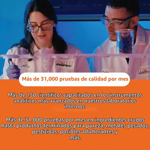 Vista 4 de NOW Foods Gaba 500mg, B001F0R9EY, 1, 1