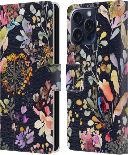 Vista 256 de Head Case Designs Officially Licensed Ninola Beige Wild Grasses Leather Wallet Case Compatible with Samsung Galaxy A07 4G