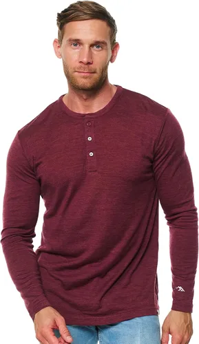 Vista 11 de Camisas 100% de lana merino para hombre, ropa interior térmica, capa base 190 negro