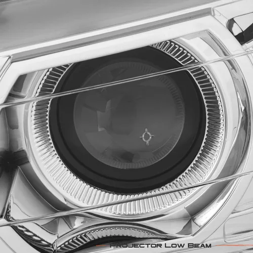 Vista 7 de AKKON - Para faros delanteros de proyector Chevy Trailblazer 2002-2009 LED DRL Daytime Running Light Chrome Housing Clear Lens Driver And Carcasa