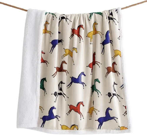 Vista 11 de Indigo Hill by HiEnd Accents Acadia - Manta de sherpa con estampado de pinos bosques, naturaleza, bosque, montaña, manta occidental para acampar al
