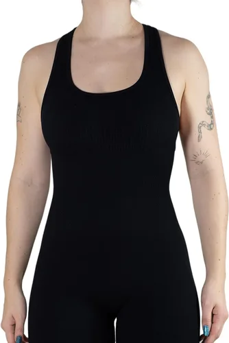 Vista 8 de AUROLA Enterizo de Entrenamiento de Potencia para Mujeres Yoga Gimnasio Sin Costuras Una Pieza Espalda Cruzada Control de Abdomen Sujetador