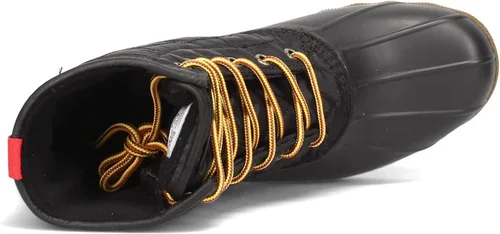 Vista 6 de Sperry Botas de lluvia Saltwater Duck para hombre Negro
