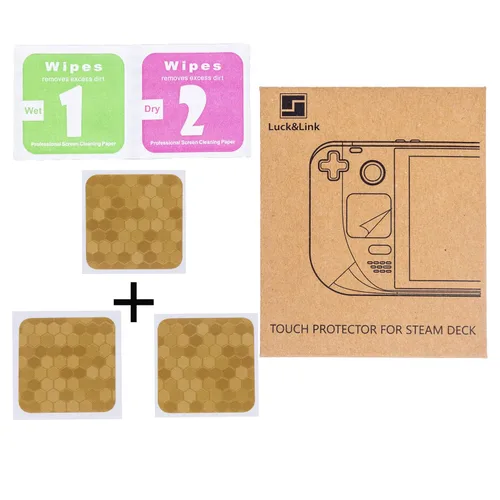 Vista 16 de Touchpad Protector Steam Deck, Touch Pads and Back Buttons Protective Skin Texture Sticker for steam Deck OLED&LCD Touch Trackpads, High end