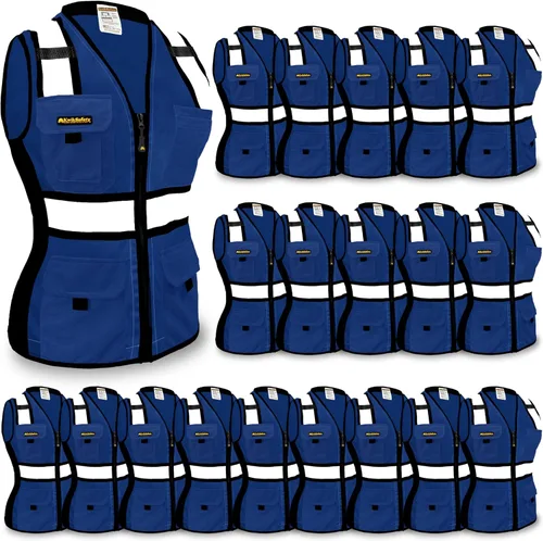 Vista 8 de KwikSafety Multi-Color Safety Vest for Women ANSI Class Unrated Hi Vis Vest