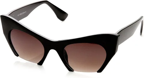 Vista 2 de Women's Fashion Semi-Rimless Bottom Cut Cat Eye Sunglasses