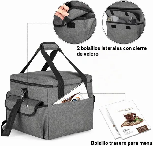 Vista 3 de CURMIO Bolsa de transporte compatible con máquina de cóctel profesional Bartesian