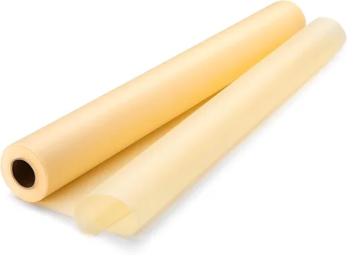 Vista 8 de Bee Paper Rollo de papel para dibujos y bocetos, color amarillo.