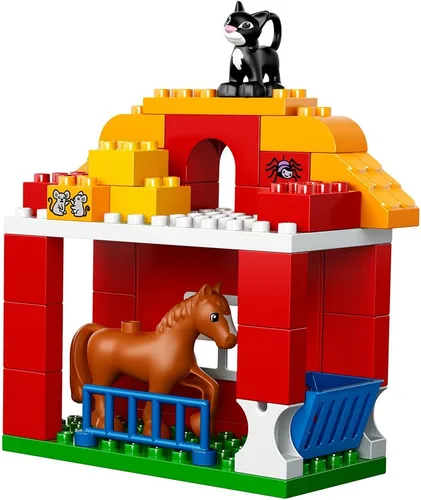 Vista 2 de LEGO Duplo Gran Granja 10525 Juguete infantil, bloques de construcción grandes