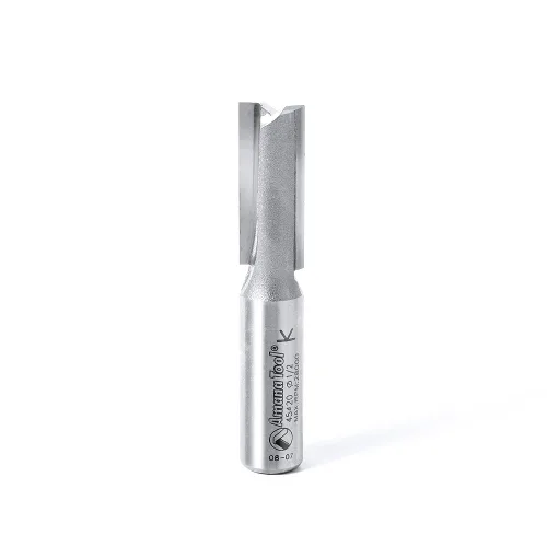 Vista 4 de Amana Tool 45424 Broca de enrutador de inmersión recta de alta producción con punta de carburo, 0,5 pulgadas de diámetro x 3,81 pulgadas CH x 0,5