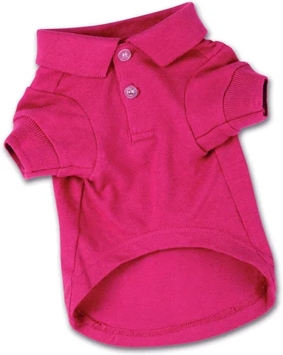 Vista 6 de Zack & Zoey Polo de algodón para perros, 8.0 in XS, color verde loro Verde perico