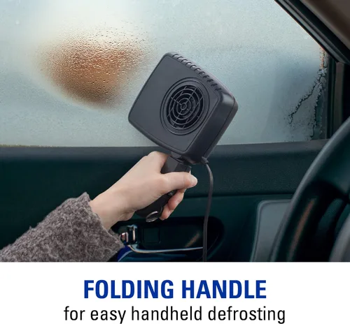 Vista 2 de SubZero 12650 - Descongelador portátil de ventana de 12 V para automóvil, camión, SUV, Jeep, calentador de coche rápido 2 en 1 y desempañador