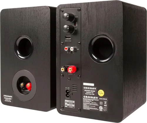Vista 17 de Crosley KT400A-BK - Tocadiscos Bluetooth de 2 velocidades totalmente automático con altavoces estéreo S100A, color negro