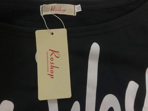 Vista 5 de Sudadera de manga larga con estampado de calabaza aterradora y hombros descubiertos para mujer