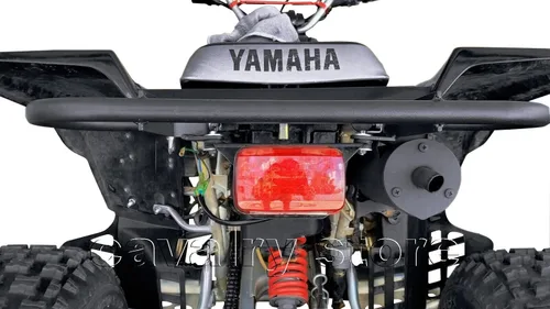 Vista 4 de Barra de apoyo ancha trasera parachoques Yamaha Blaster YFS 200 Negro 1988-2006