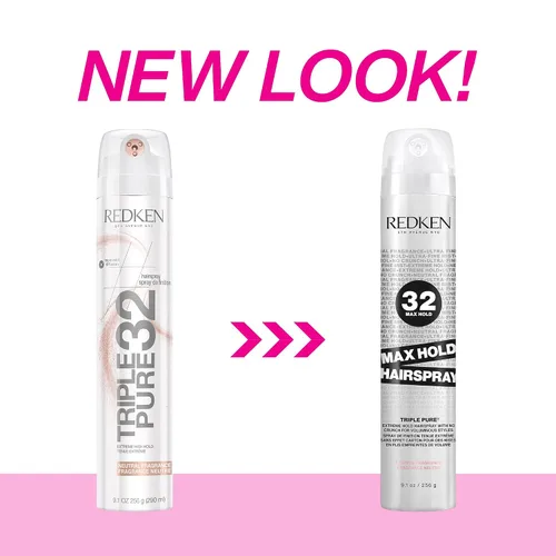 Vista 2 de Redken Max Hold Neutral Hairspray 32 Laca para el cabello de alta sujeción máxima extrema Elevación duradera y control del encrespamiento Para