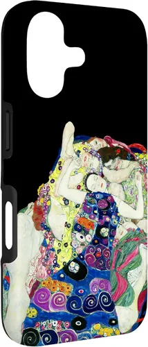 Vista 3 de Gustav Klimt The Maiden Painting Funda para iPhone 17