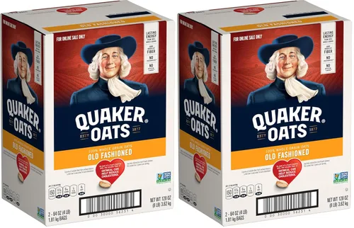 Vista 11 de Quaker Avena rápida de 1 minuto, proyecto verificado sin OMG, 2.5 libras (paquete de 2)