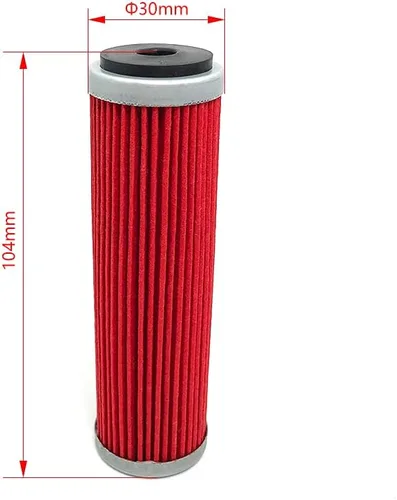 Vista 2 de OTOM OUDIMO - 2 filtros de aceite de motor para motocicleta, papel de filtración importado para ZONGSHEN NC250 NC450 Off-Road Motocross Dirt Bike