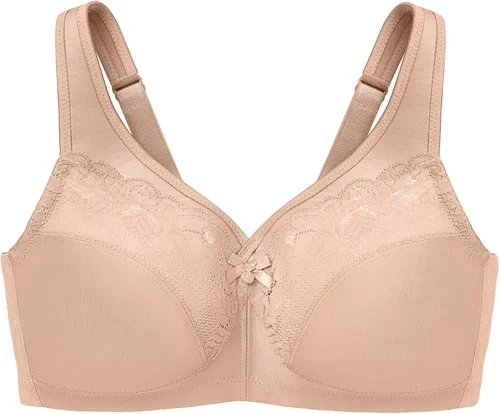Vista 5 de Glamorise - Brasier reductor para mujer con soporte de busto completo, sin aros, #1003