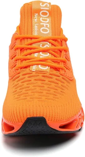 Vista 5 de SKDOIUL Tenis para correr para hombre, tenis de malla transpirable para corredores de senderos