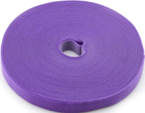 Vista 22 de Cinta de velcro reutilizable para sujetar cables, rollo de 3/4 de pulgada de doble cara con gancho