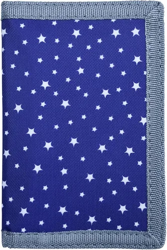 Vista 12 de Cartera RFID de camuflaje, billetera de nailon triple para hombres, mini monedero triple con cremallera para niños, Compacto 025-DV DS