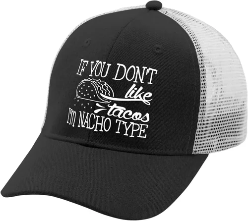Vista 2 de devor Baseball Caps If You Don't Like Tacos I'm Nacho Type Dad Hat for Women Graphic Hats Adjustable