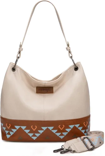Vista 125 de Wrangler Hobo - Bolsas para mujer de cuero vegano con asa superior, bolsos de hombro y bolsos