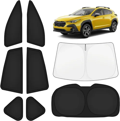 Vista 61 de KUST - Parasol plegable para parabrisas para BMW X1 E84, accesorios 2011 2012 2013 2014 2015, protector de visera de sol ajustable que bloquea