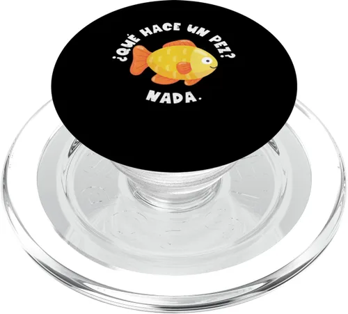 Vista 8 de Que Hace Un Pez Nada Spanish Teacher Bilingual Tea cher Dual PopSockets Standard PopGrip