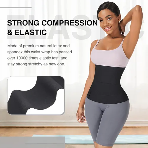 Vista 5 de FeelinGirl Waist Trainer Wrap for Women Tummy Control Waist Shaper with Loop