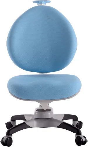 Vista 8 de ApexDesk Little Soleil DX 43 pulgadas de ancho, escritorio de estudio para niños con altura ajustable, con estante y cajón integrado