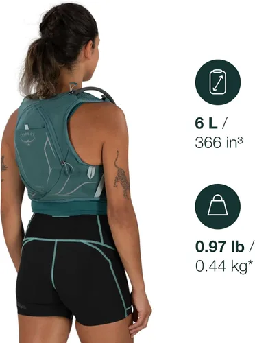 Vista 2 de Osprey Dyna 6L - Chaleco de hidratación para correr para mujer con depósito hidráulico