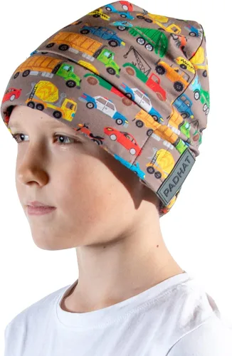 Vista 45 de Sombrero protector de cabeza para niños, diseño único y pendiente de patente, tecnología autoajustable, acolchado de seguridad para bebés y niños