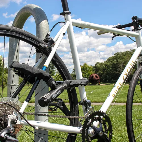 Vista 5 de Kryptonite Keeper 790 - Candado combinado de cadena para bicicleta, 3 pies de largo, resistente, antirrobo, vendido, seguro, dorado, cerradura