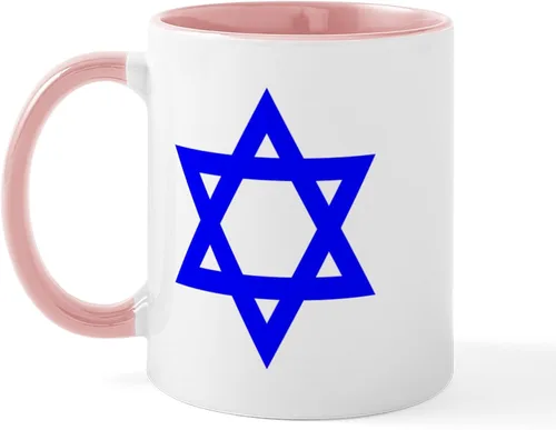 Vista 8 de CafePress STAR OF DAVID - Taza de café de cerámica (11.0 fl oz)