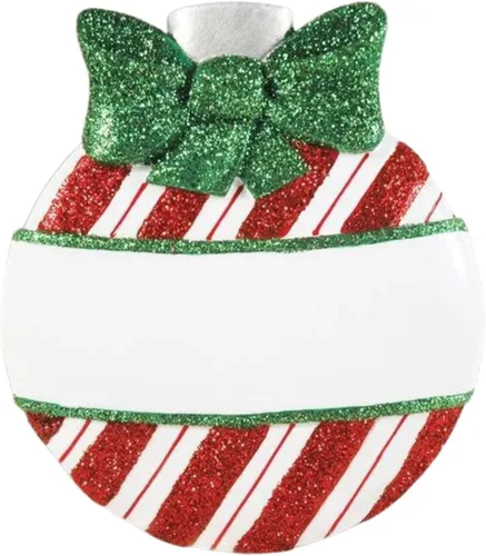 Vista 2 de Adorno personalizado para árbol de Navidad 2023, bola de Navidad, adorno de Feliz Navidad, recuerdo para niños y niñas