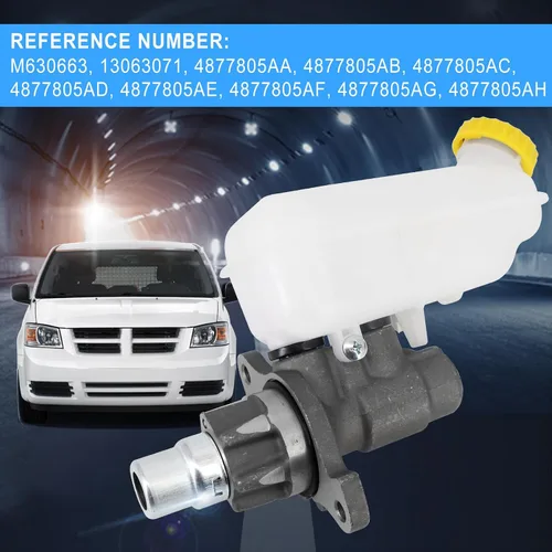 Vista 2 de Cilindro maestro de freno compatible con Dodge Grand Caravan 2009-2013, Chrysler Pacifica 2007-2008, Town & Country 2009-2013
