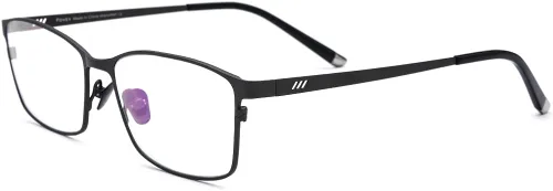 Vista 5 de FONEX Marco de lentes de titanio para hombre lentes de visión completa para hombre 8505