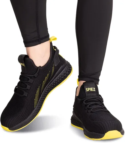 Vista 5 de SPIEZ Unisex Safety Shoes with Composite Toe Cap, Puncture Proof Lightweight Work Shoes for Men and Women, Slip on Fashion Sneakers for Work and