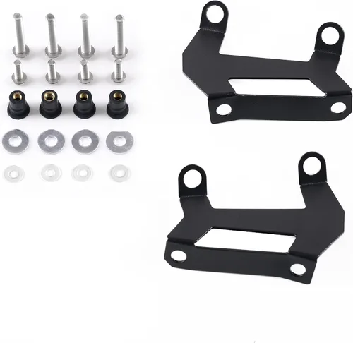 Vista 4 de Parabrisas azul compatible con Yamaha MT07 2018 2019 2020 parabrisas ABS plástico deflector de parabrisas