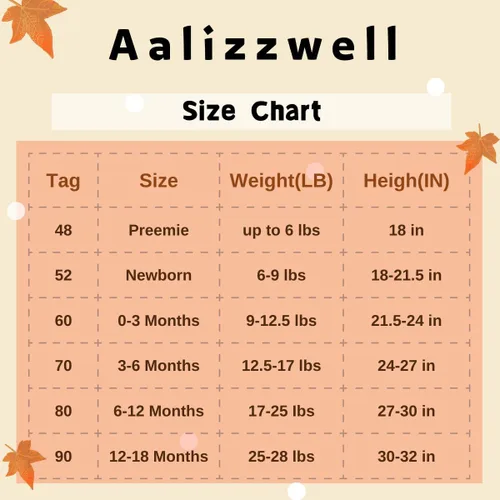 Vista 6 de Aalizzwell Conjunto de mameluco acanalado para bebé recién nacido prematuro para otoño e invierno