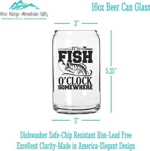Vista 2 de Lata de cerveza para hombre de 16 onzas para hombres, regalos de pesca para hombres, vaso para el día del padre, regalos para taza de pescador