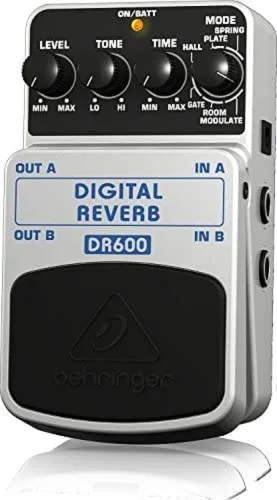 Vista 4 de Behringer Pedal de efectos de reverberación estéreo digital DR600 DIGITAL REVERB